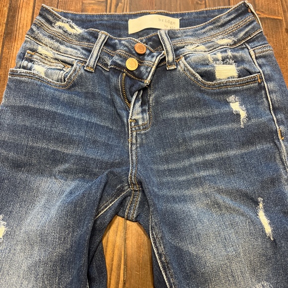 Bridge by Gly straight leg holey jeans - Picture 2 of 3
